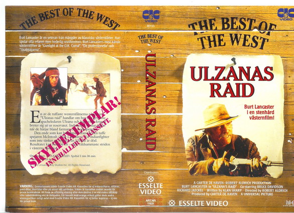 11631 ULZANAS RAID (VHS)